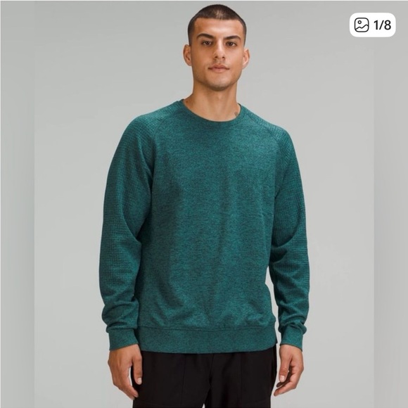 NWTs Lululemon Engineered Warmth Men's Long-Sleeve
Crew Sweatshirt - Picture 1 of 4
